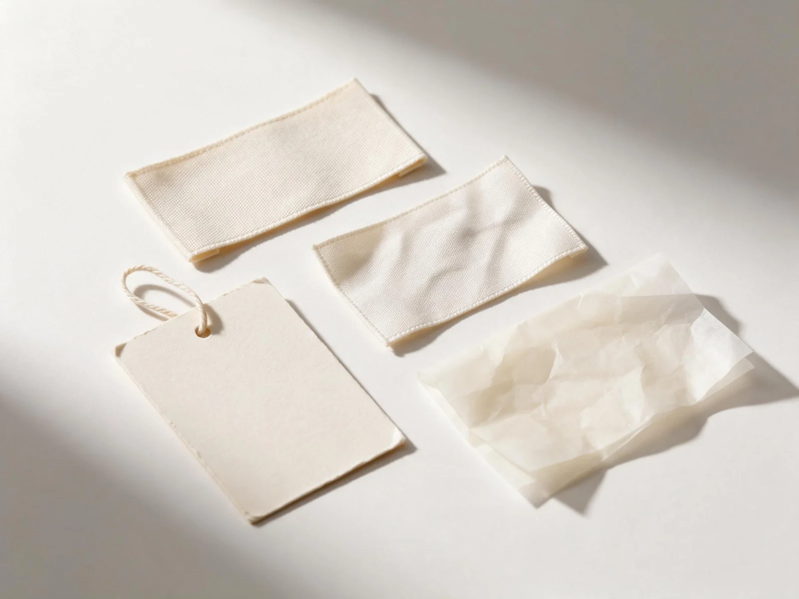 blank labels, hangtags and packaging trim