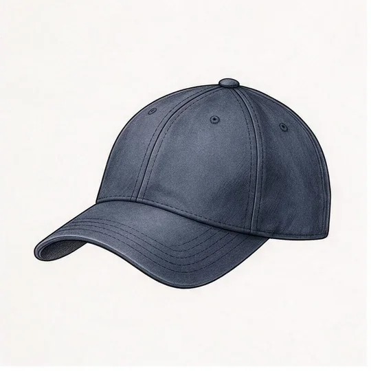 Baseball cap design concept; static reference